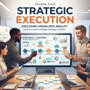 High-quality educational course image featuring Strategic Execution with modern visuals
