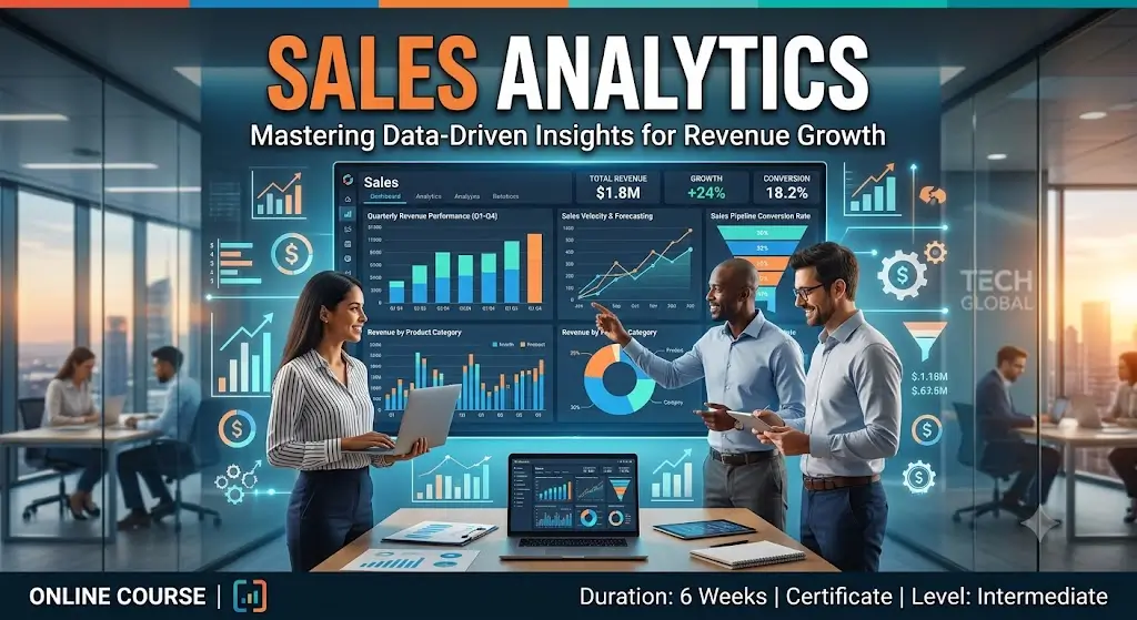 Professional educational image for Sales Analytics course
