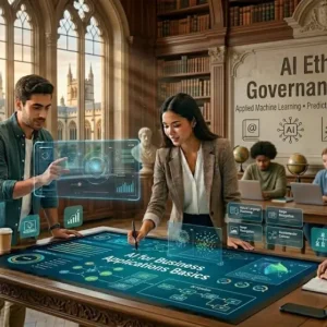 Professional course image for AI Ethics & Governance Basics training