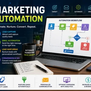 Learn Marketing Automation with lead nurturing and workflow optimization