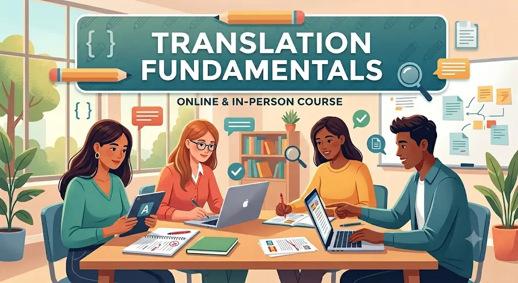 Professional HD course image for Translation Fundamentals training program