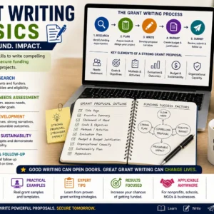 Learn Grant Writing Basics with funding proposal development skills