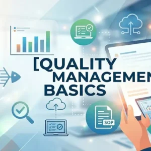 Professional course image for Quality Management Basics training