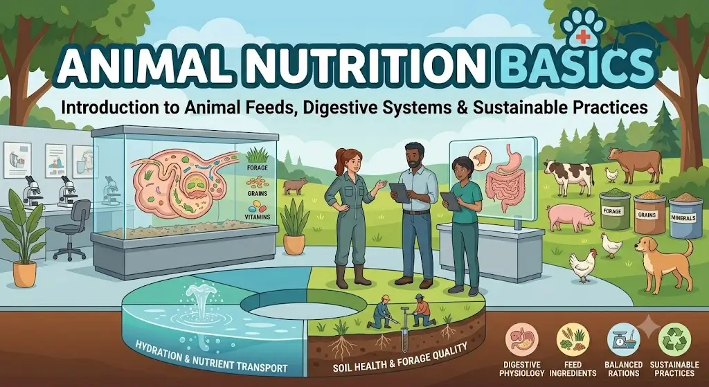 Professional HD course image for Animal Nutrition Basics training program