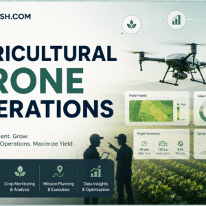 Agricultural Drone Operations Course for precision farming and crop monitoring