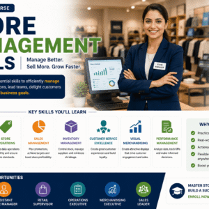 Store Management Skills Course for Retail Operations and Inventory Management