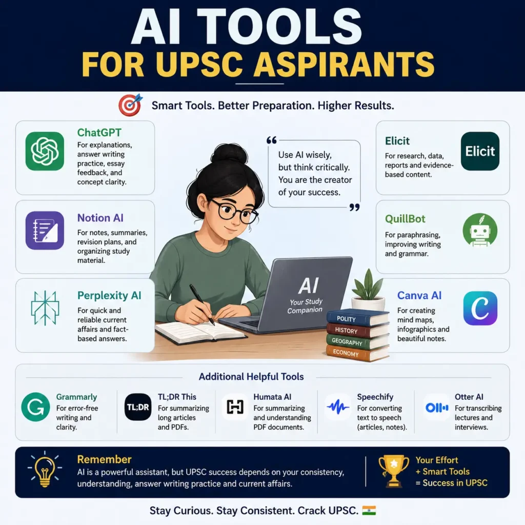 AI Tools for UPSC Aspirants