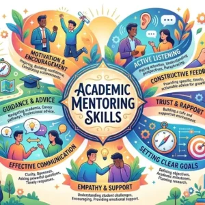 Educational course image for Academic Mentoring Skills with mentoring and guidance visuals