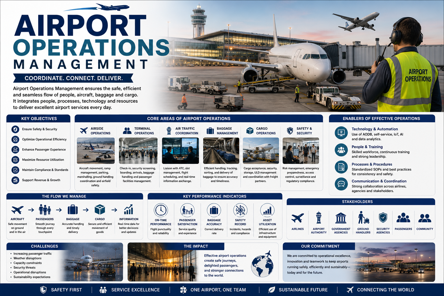 Airport Operations Management Course covering aviation operations and airport management