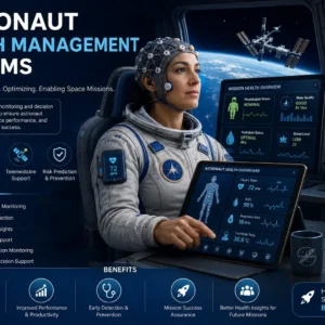 Professional Astronaut Health Management Systems course image with space medicine and monitoring visuals