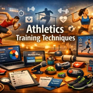 Professional Athletics Training Techniques course image with athletes and coaching visuals