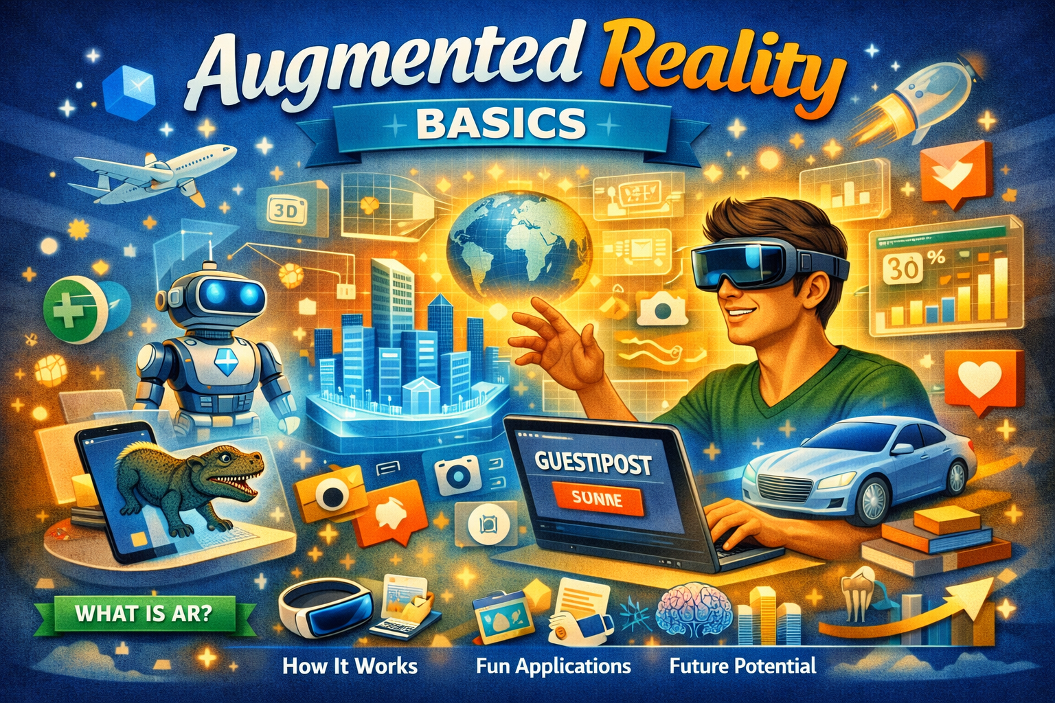Augmented Reality Basic Course teaching AR technology and immersive digital experiences
