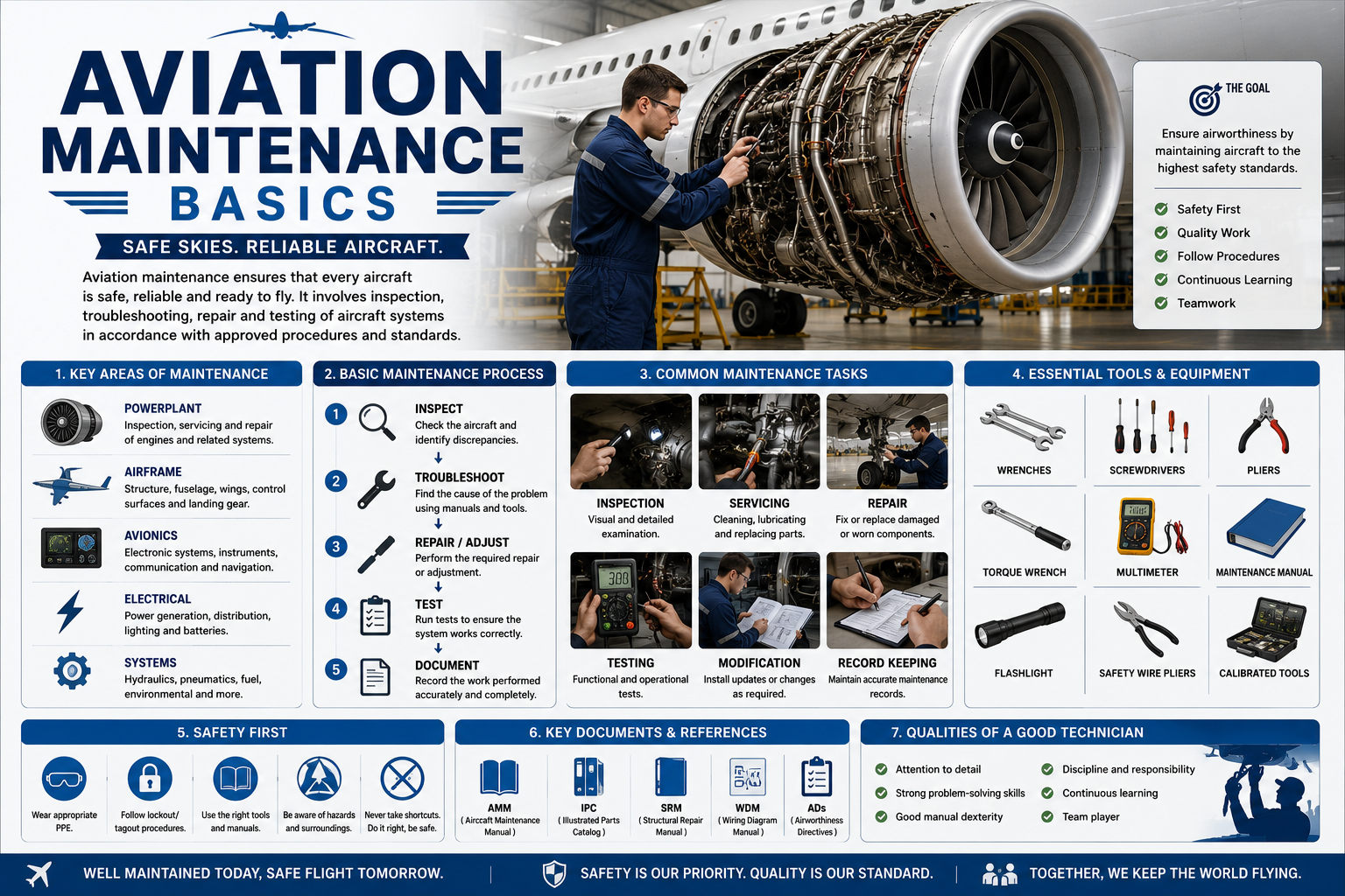 Aviation Maintenance Basics Course for aircraft maintenance and aviation safety training