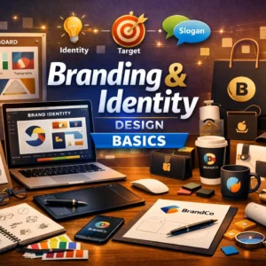 Professional course image for Branding & Identity Design Basics training