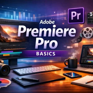Professional course image for Adobe Premiere Pro Basics training