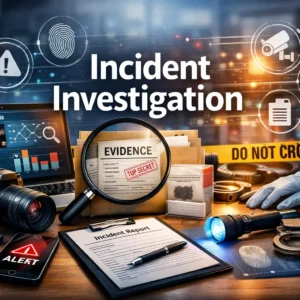 Professional educational image for Incident Investigation training course