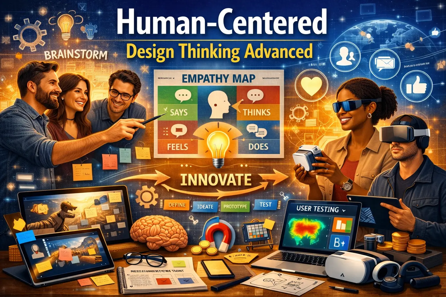 High-quality course image for Human-Centered Design Thinking Advanced training
