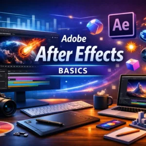 Professional course image for Adobe After Effects Basics training