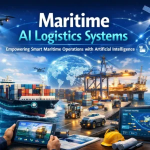 Futuristic banner image for Maritime AI Logistics Systems course