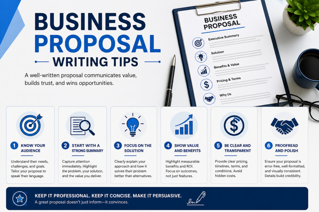 BUSINESS PROPOSAL WRITING TIPS