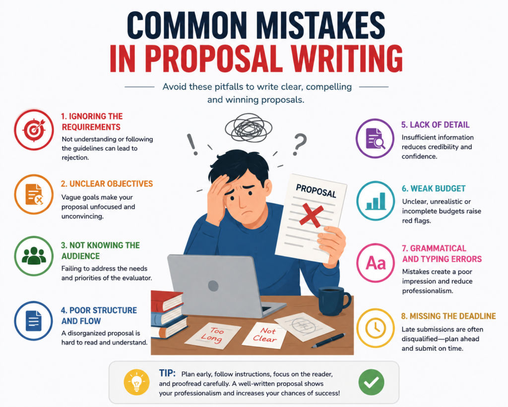 COMMON MISTAKES INPROPOSAL WRITING