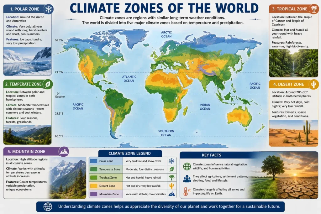 Climate Zones of the World