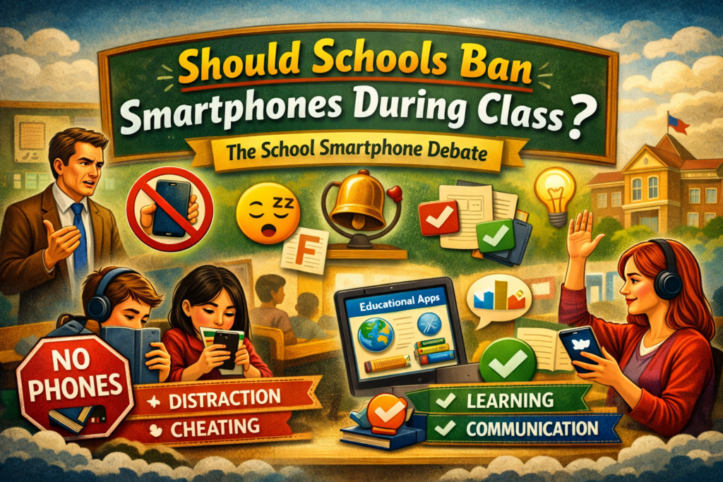 Should Schools Ban Smartphones During Class?