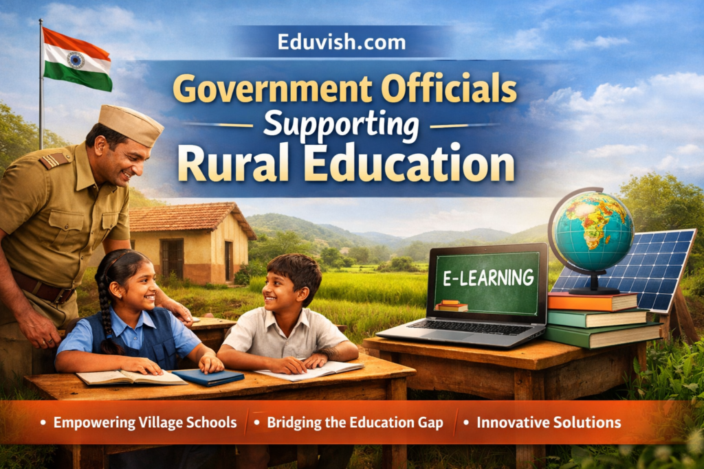 Government support for rural education through schools and educational development programs