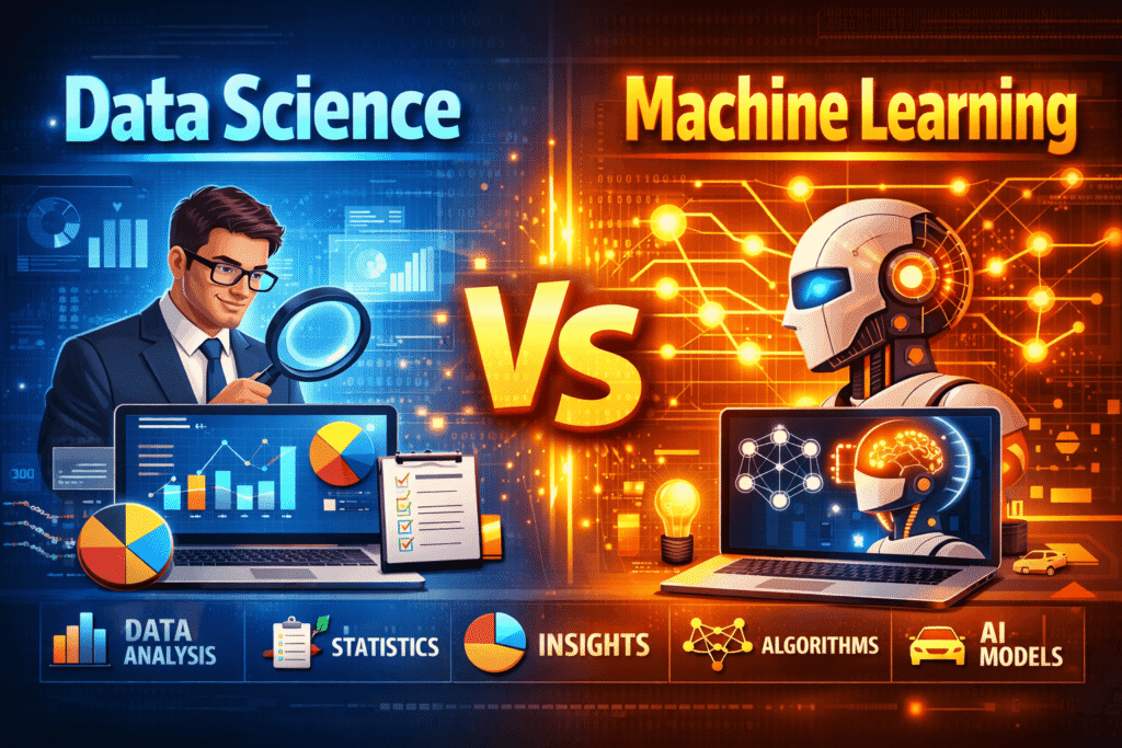 Data science vs Machine learning