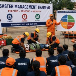 Disaster Management Training Course covering emergency preparedness and disaster response