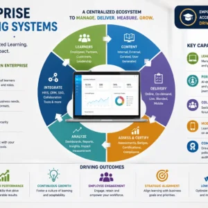 Professional Enterprise Learning Systems course image with digital learning and enterprise visuals