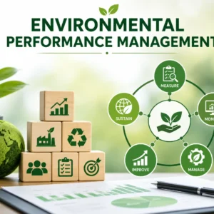 High-quality course image for Environmental Performance Management with sustainability visuals