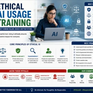Ethical AI Usage Training Course for Responsible Artificial Intelligence Practices