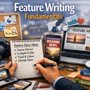 Feature Writing Fundamentals Course Image