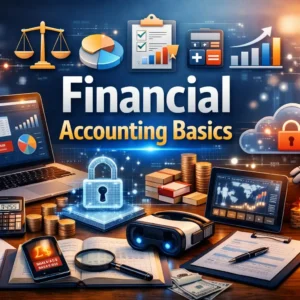 Professional course image for Financial Accounting Basics with modern financial visuals
