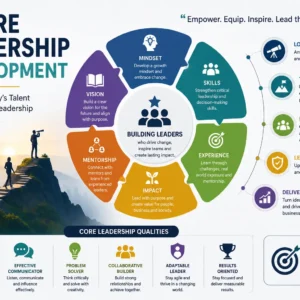 Professional Future Leadership Development course image with leaders and innovation visuals