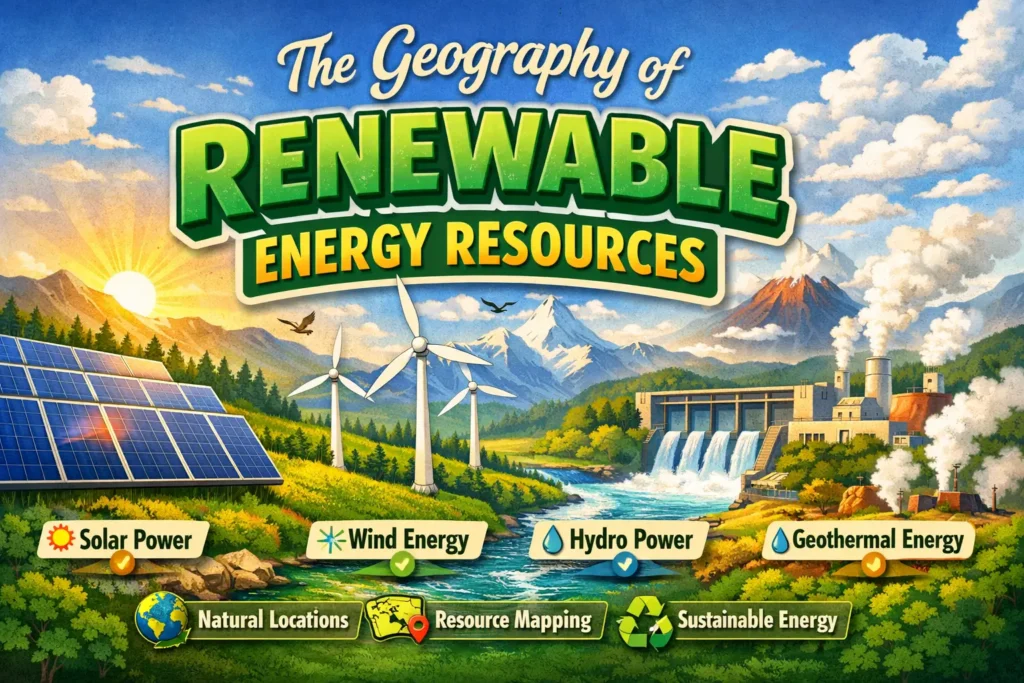 Geography of Renewable Energy Resources
