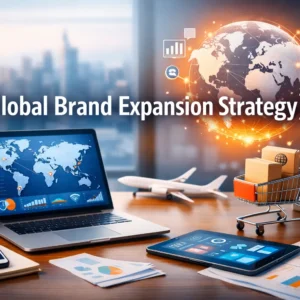 Professional course image for Global Brand Expansion Strategy with global visuals