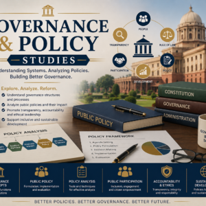 Governance and Policy Studies Course covering public policy and governance principles