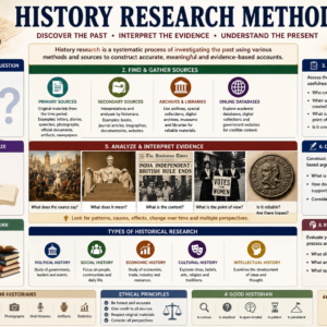 History Research Methods Course covering archival research and historical analysis