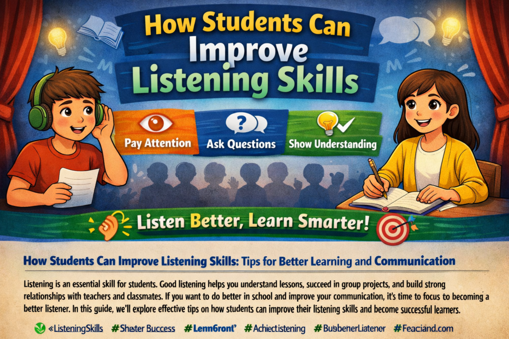How Students Can Improve Listening Skills