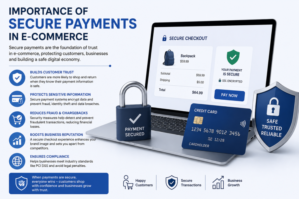 IMPORTANCE OF SECURE PAYMENTS IM E-COMMERCE