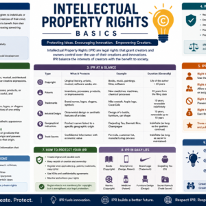 Student learning intellectual property rights, patents, trademarks, and copyrights