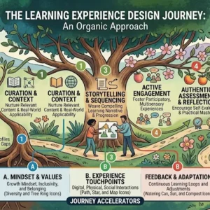 Educational course image for Learning Experience Design with instructional design and creative learning visuals