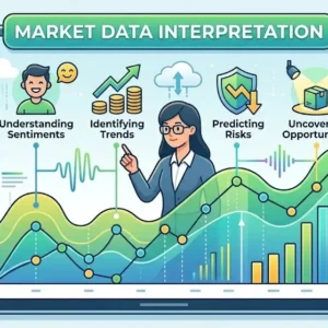 Professional course image for Market Data Interpretation with charts and graphs
