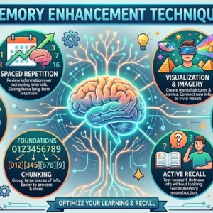 Professional course image for Memory Enhancement Techniques with modern e-learning visuals