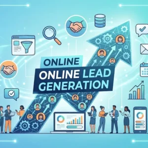 Online Lead Generation course image showcasing strategies for attracting and converting leads.