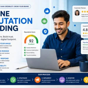 Professional banner for Online Reputation Building training course