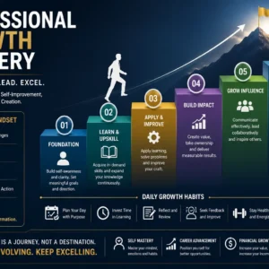 Professional Growth Mastery course image with career success and skill visuals