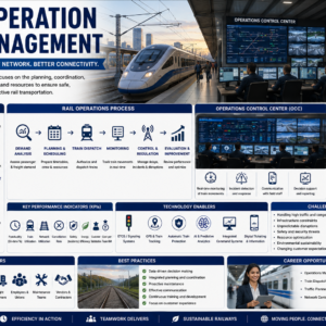 Rail Operation Management Course covering railway systems and transport management